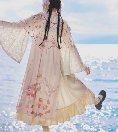 七月夕空谷，l码七月夕国风汉服 空谷 吊带...