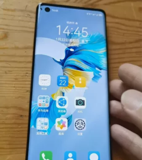 自用华为mate40E  5G手机，亮黑色...