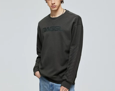 Baggl卫衣男2023春季新款休闲长袖圆...