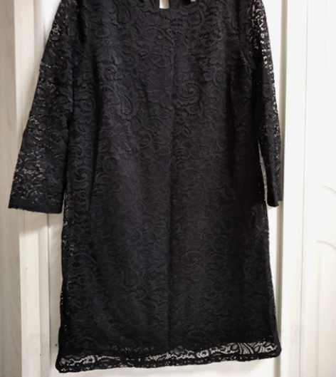 重磅蕾丝裙性感风 胸围约94.衣长约80....