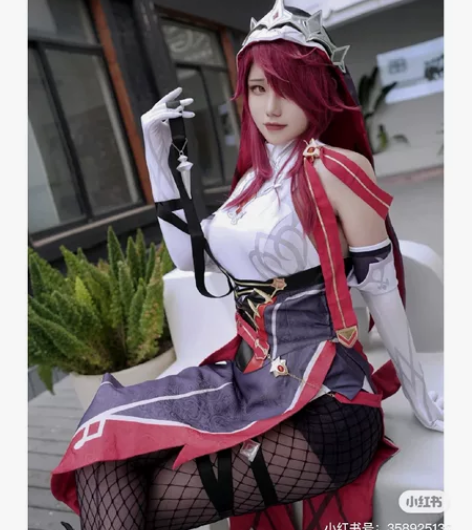 罗莎莉亚cos 原神 初兽猫 原神cos ...