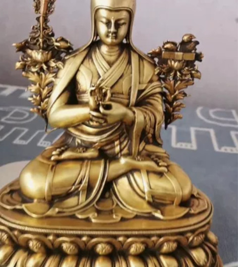 老佛像 老物件  鎏金佛像 。工艺精美 年...