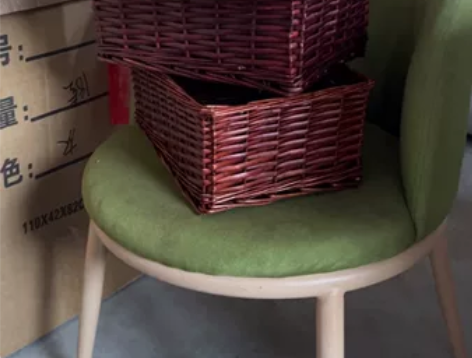 藤编收纳筐桌面编织布艺收纳盒置物篮竹筐竹篮...