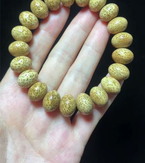 【一物一拍】 十年高密度虎皮老料海南星月菩...