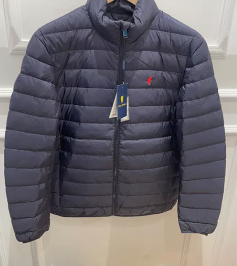 polo sport男士 轻薄羽绒服送收纳...