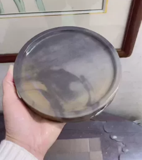 肇庆端砚.（坑仔顶天仙洞墨海）一件 石材....