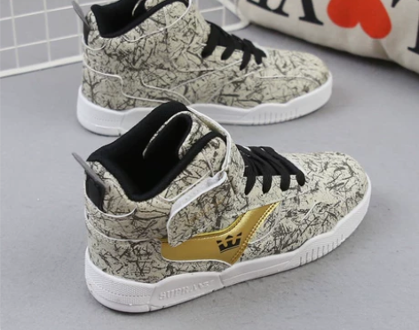 高帮运动鞋女新款韩版百搭 39码 穿过几次...