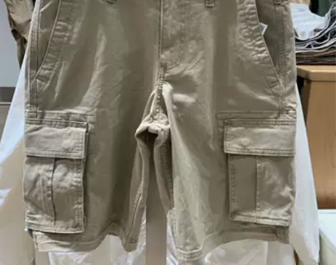 Gap男装潮流侧边口袋工装短裤新款时尚男士...