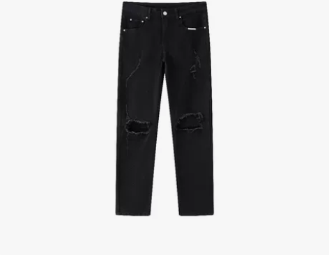 L码破洞牛仔裤 没穿过 感兴趣的话点“我想...