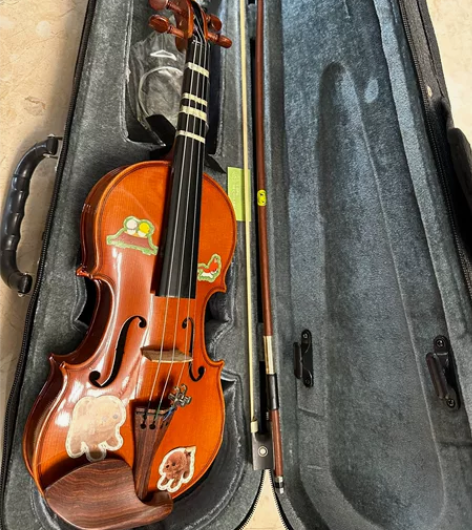 儿童练习小提琴 1/8 尺寸少年宫指定用琴...