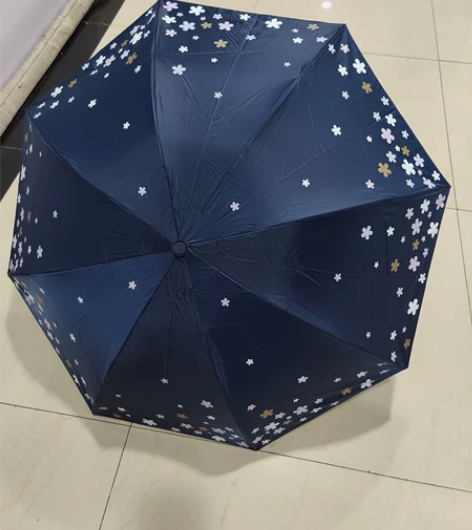 天堂伞，晴雨两用，防晒防雨两用，三折叠伞，...
