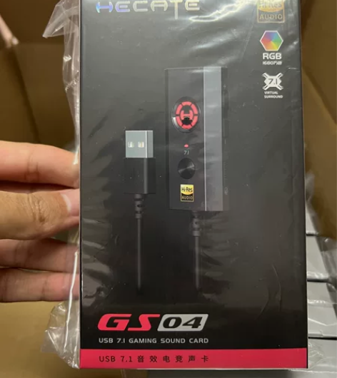 漫步者HECATE GS04独立声卡外置3...