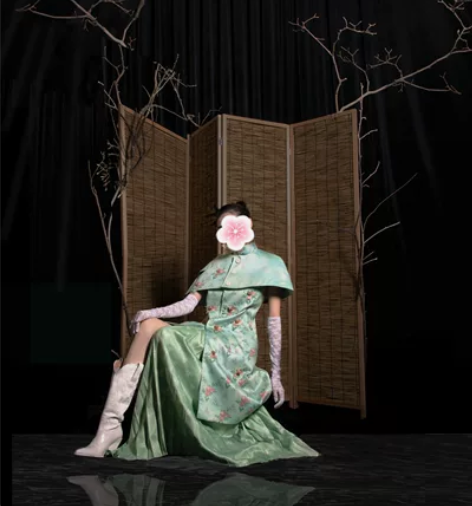 服装设计成衣 新中式4套 主题:新中式 敦...