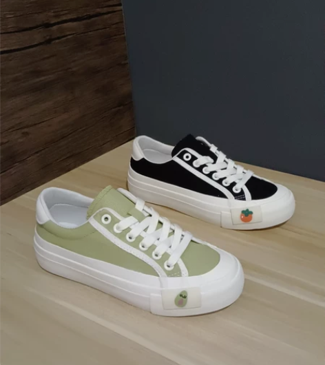 森马女鞋2022年新款女士时尚休闲鞋系带圆...