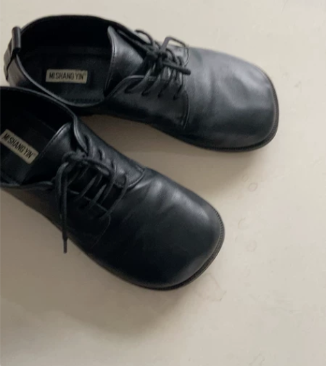 乐福单鞋女2022年秋季新款日系丑萌鞋圆头...