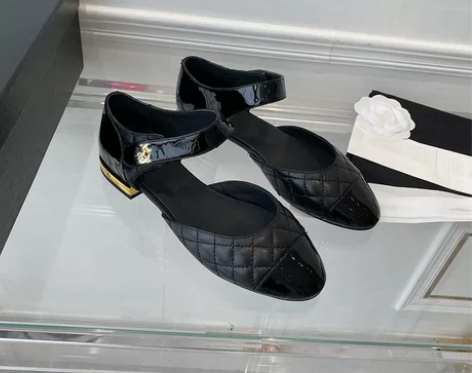 2022春夏新款小香风玛丽珍拼色单鞋女浅口...