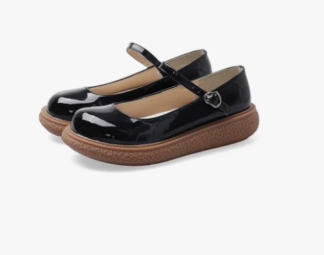 原创lolita大头娃娃鞋jk日系软底复古...