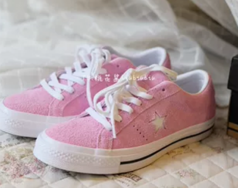 CONVERSE/匡威 1970s柔和粉色...
