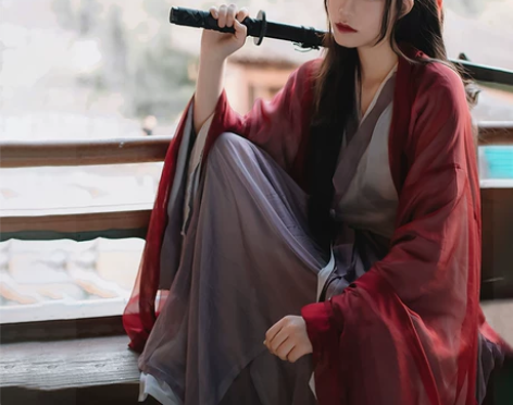 红颜汉服女仙气飘逸古风中国风超仙魏晋齐腰襦...