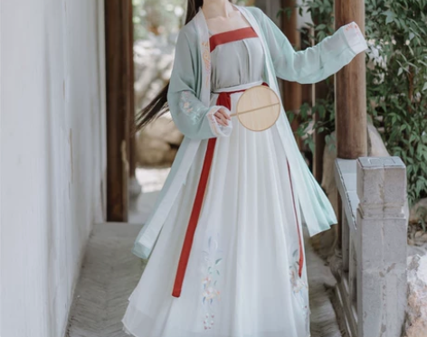 汉服女 【芙蓉】茗月萱原创汉服女宋裤裙褙子...