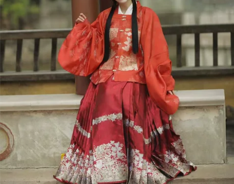 远山黛汉服 方领补服马面裙成人亲子装明制汉服
