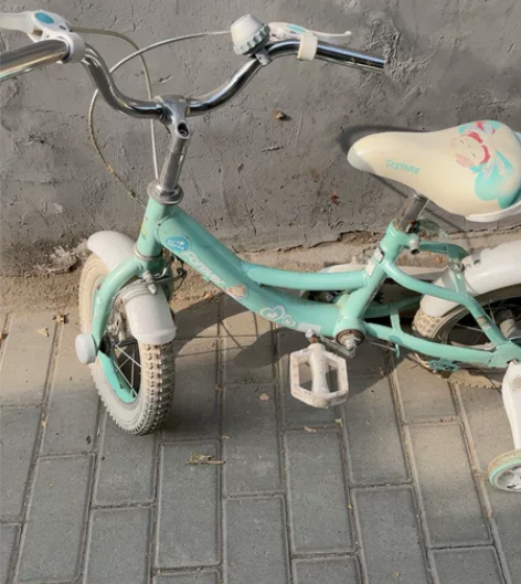 永久儿童自行车，适合学龄前儿童骑行，自取。...