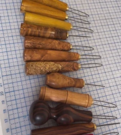 手工制作弹弓八字扣 各种形状规格 喜欢的兄...