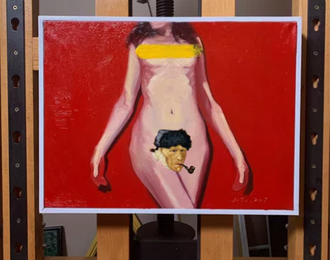 40*30cm。布面原创油画。 额 要原图...