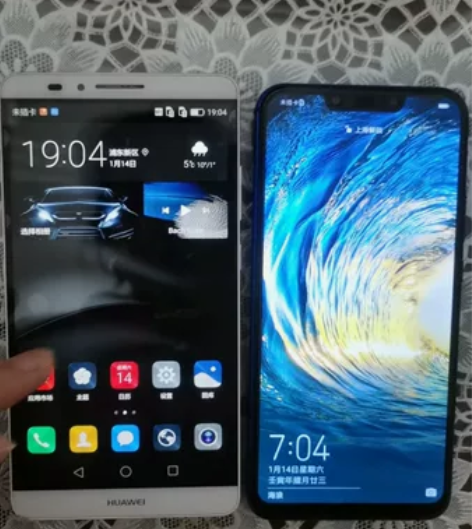 【致敬经典】两部华为手机,mate7(2+...