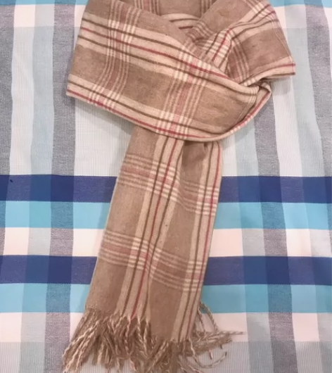 外贸小众羊毛围巾韩国chic知识分子风围脖...