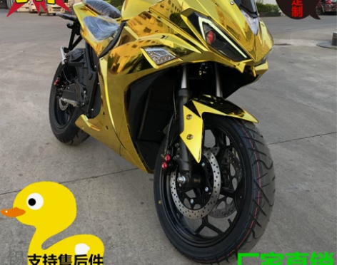 新款R3电动摩托车跑车趴赛小忍者72V6大...