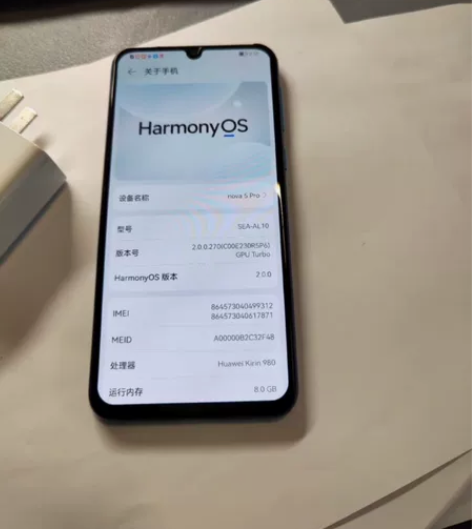 华为nove5pro8+128，纯原装，无...