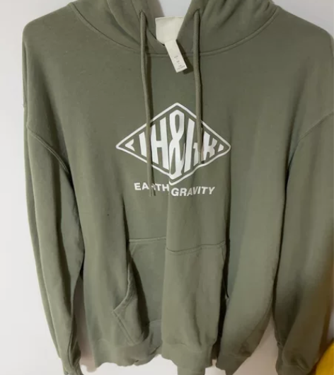 hm男士卫衣 绿色 L轻微穿着痕迹L￥20