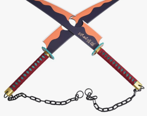 动漫现货鬼灭之刃cos刀宇髄天元音柱日轮刀...