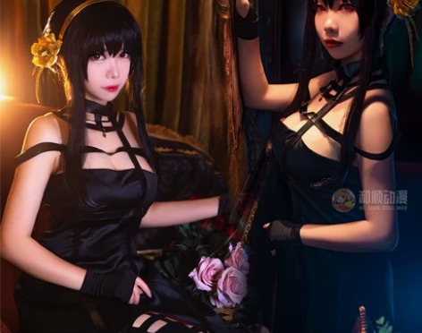 和顺动漫 间谍过家家cosplay约尔 感...