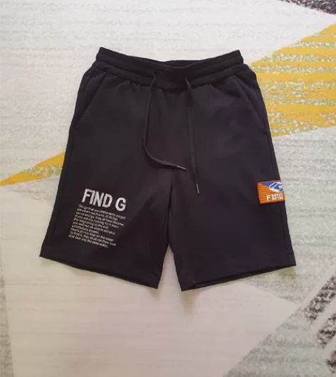 GXG男士2019款休闲英文印花短裤GXG...