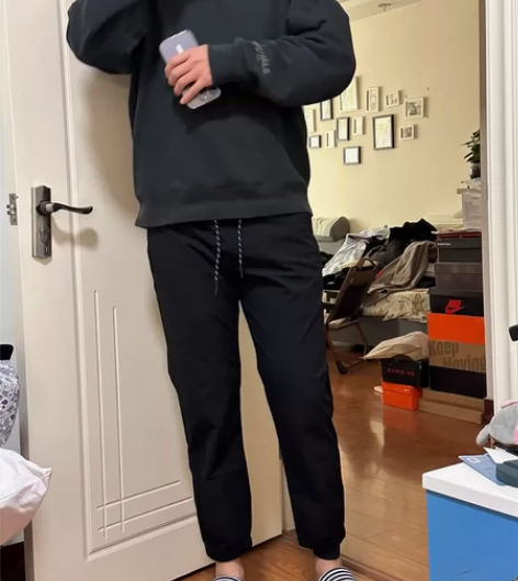 男生春夏休闲裤 150斤左右穿 8成新 感...