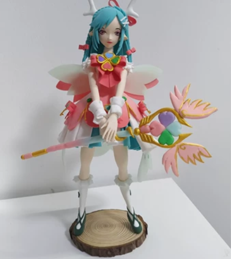 自制正比黏土手办，王者荣耀，瑶~时之祈愿，...