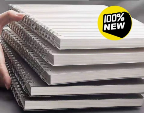 【超厚4本装】超厚学生笔记本A4简约网格本...