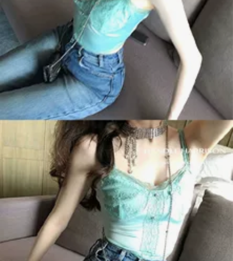 HANDLE HARRISON 蕾丝拼接v...