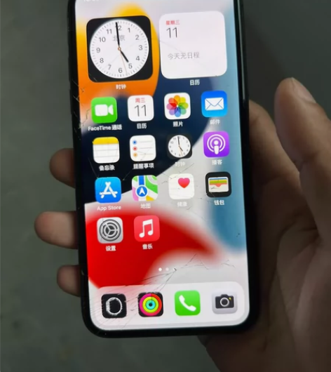 iPhoneX港版64g全网通,刚刚摔坏的...