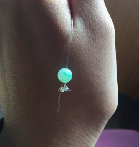 飘有一丝清新绿的糯种果绿珠,现在低价出,万...