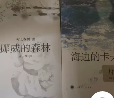 两本书 村上春树的挪威的森林和海边的卡夫...