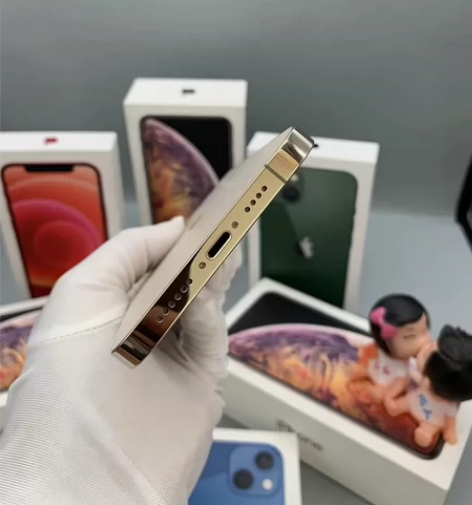 苹果12promax 金色256g国行在保...