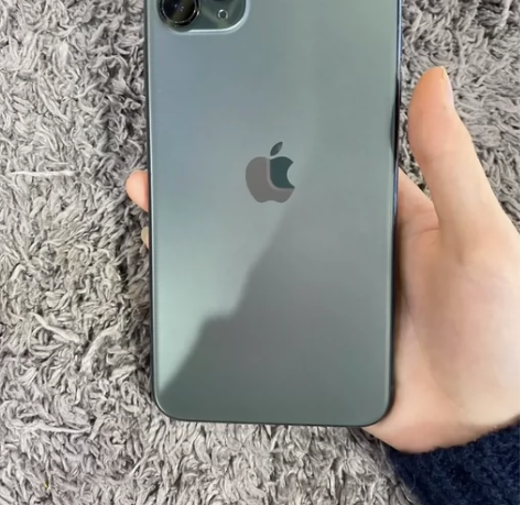 苹果11promax国行256G暗夜绿色电...