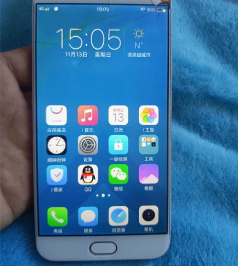 vivo x9  4+64g  屏幕外屏坏...