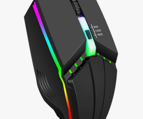 包邮X3电脑有线炫酷游戏鼠标光电办公发光吃...