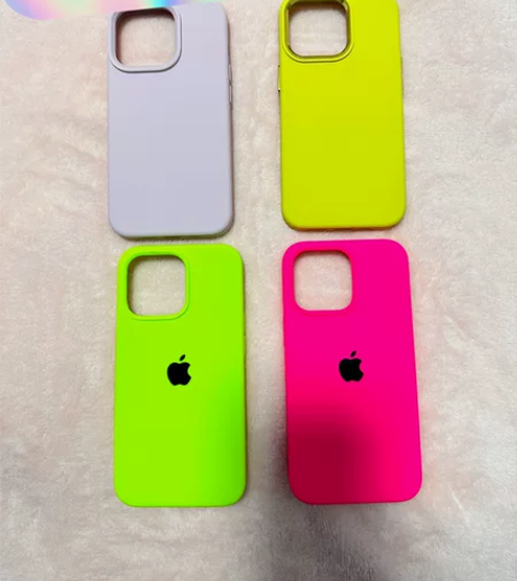 液态硅胶手机壳，全包边款， 适用型号：苹果...