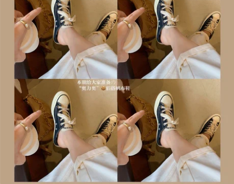 南瓜谷 奥利奥布鞋~时尚鞋子女夏鞋黑白拼色...