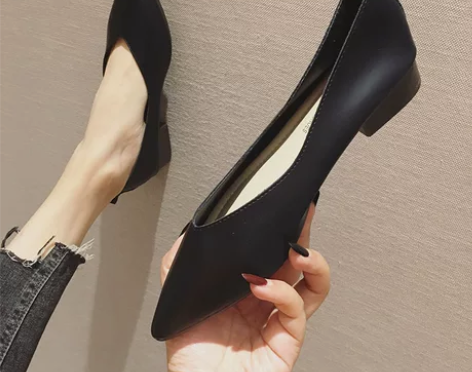 平底软皮软底鞋职业工作鞋（39码） 真皮，...